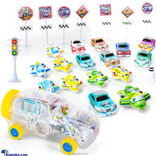 Kids Mini Car Collection - 16 mini pull back toy vehicles In A Big Car Bottle - Birthday gift for boys and girls  Online for specialGifts