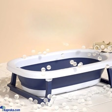 Foldable Baby Bath Tub Portable Collapsible Infant Bathtub for Easy Storage Blue Frog Buy Infinite Business Ventures Pvt Ltd Online for MOTHER AND BABY