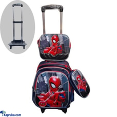 Trolley Bag - 4 in 1 Set - Spider-man Buy Infinite Business Ventures Pvt Ltd Online for SCHOOL SUPPLIES