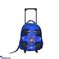 3D Cartoon Kids Backpack with Wheels - Preschool School Bags Delight - EXR 55 Plane Buy Infinite Business Ventures Pvt Ltd Online for SCHOOL SUPPLIES