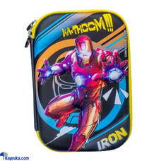 Multi-Compartment Pencil Case - Organize Your Stationery in Style - Comic - Iron Man Buy childrens Online for specialGifts