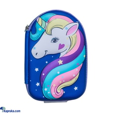 Multi-Compartment Pencil Case - Organize Your Stationery in Style - Unicorn - Blue Buy childrens Online for specialGifts