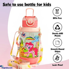 Kids water Bottle 550ml with straw adjustable strap My Little Pony Pink Buy Infinite Business Ventures Pvt Ltd Online for SCHOOL SUPPLIES