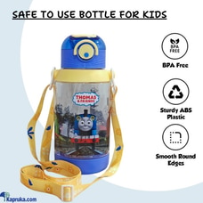 Kids water Bottle 550ml with straw and adjustable strap Thomas and Friends  Blue Buy Infinite Business Ventures Pvt Ltd Online for SCHOOL SUPPLIES