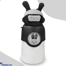 Stainless Steel Teddy Bear Water Bottle 500ml for Kids with Extra Sticker Black Buy Infinite Business Ventures Pvt Ltd Online for SCHOOL SUPPLIES