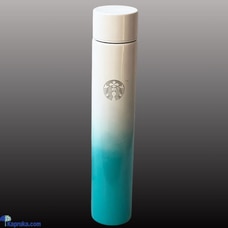 Starbucks Slim Thin Stainless Thermos Water Bottle 300ml Blue and White Buy childrens Online for specialGifts