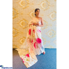 Pure Soft Organza Beautiful print with foil outline allover saree Buy Xiland Group Ventures Pvt Ltd Online for CLOTHING