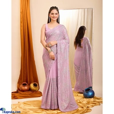 Premium Georgette Pink Color Saree  Online for none