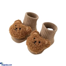 New born Baby Non-Slip Bear Warm Floor Socks - Brown Buy Xiland Group Ventures Pvt Ltd Online for MOTHER AND BABY