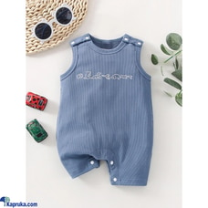 Baby Boy Dinosaur Print Ribbed Knit Romper  Online for none