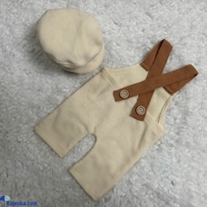 Baby Boy Little Gentleman Jumpsuit Romper Namp; Duckbill Hat  Online for none