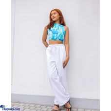 Bonny Linen Pull on Pant White Buy JoeY Clothing Online for CLOTHING