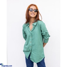 MIla Oversized Shirt  Green Buy JoeY Clothing Online for CLOTHING