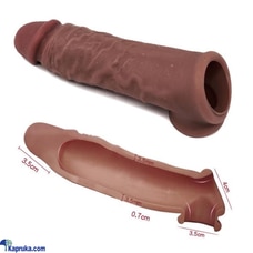 Penis Reusable Extension Sleeve Condom Enlargement for Men Buy LKSexToys Online for specialGifts