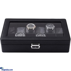 12 Slot Suede Leather Watch Box Organisers Buy value one pvt ltd Online for JEWELRY/WATCHES