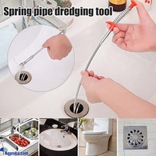 160cm Spring Pipe Dredging Tool Drain Snake Drain Cleaner Sticks  Online for none