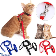 Adjustable Soft Cat Harness with Nylon Leash Rope Set Chest Collar for Pet Cat Kitten Puppy Buy Rav & Company Online for PETCARE