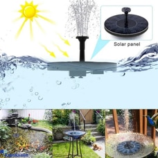 Free Standing Solar Water Pump With 3 Different Nozzles Spray Pa  Online for none