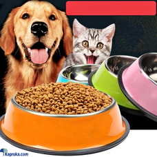 Pet Bowl Stainless Steel Pets Food Water Feeding Colourful Food Feeder Dogs Dog Food Bowl Buy Rav & Company Online for PETCARE