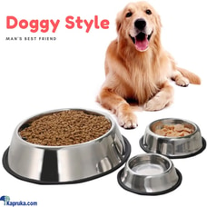 Pet Bowl Stainless Steel Pets Food Water Feeding Silver Colour Food Feeder Dish Dispenser Buy Rav & Company Online for PETCARE