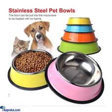 Pet Bowl Stainless Steel Pets Food Water Feeding Colourful Food  Online for none