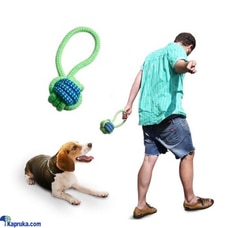 Cotton Rope Chew Ball Handles Shaped Dog Puppy Toy Molar Teeth B  Online for none