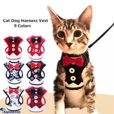 Bow Tie Tuxedo Nylon Cat Puppy Vest Suit Harness Outdoor Walking Leash Buy Rav & Company Online for PETCARE