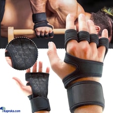 Wrist Support Weightlifting Gloves Anti Slip Half Finger Fitness Dumbbell Bar Pull Ups Gym Gloves Buy Rav & Company Online for SPORTS