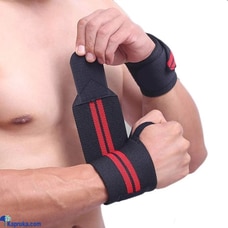 Wrist Support Gym Band Strap for Weightlifting Pain Relief Thumb Loop Grip Weight Lifting CrossFit Buy Rav & Company Online for SPORTS