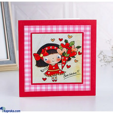 Best wishes Red handmade greeting card Buy Greeting Cards Online for specialGifts