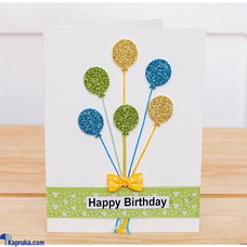 Magic Of Balloons Handcrafted Greeting Card  Online for none