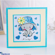 Baby Boy Bliss Handcrafted Greeting Card Buy Cinnamon Love Creations Online for GREETING CARDS