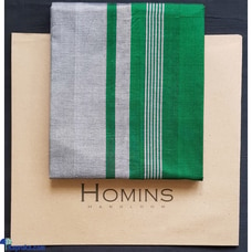 HOMINS HANDLOOM GENTS SARONG GREN AND SILVER  Online for none