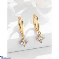 Golden Floral Drop Earrings Buy LimitedEditionLK Online for JEWELRY/WATCHES