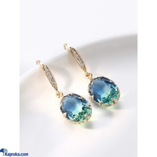 Blue Hues Cubic Zirconia Drop Earrings Buy LimitedEditionLK Online for specialGifts