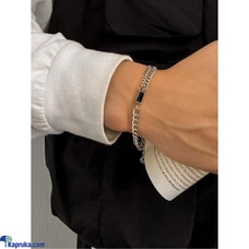 Stainless Steel Geometric Decor Bracelet Buy LimitedEditionLK Online for JEWELRY/WATCHES