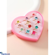 Box Of Colourful Rings For Kids - Kids Fashion Jewelry  Online for none