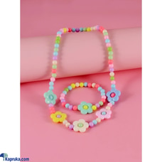 Colourful Flower Jewellery Set For Kids Buy LimitedEditionLK Online for JEWELRY/WATCHES
