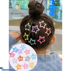 12pcs Girls Star Design Snap Clips - Kids Fashion Jewelry  Online for none