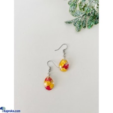 Resin Rose Petal Teardrop Earrings Buy Resin by Tara SL Online for specialGifts