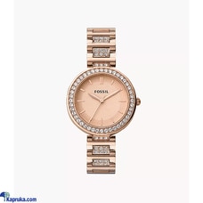 Fossil Karli Three Hand Rose Gold Tone Stainless Steel Watch Buy Jewellery Online for specialGifts