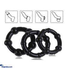 3pcs Set Cock Penis Ring Bead Penis Ring Male Delay Ejaculation  Online for none