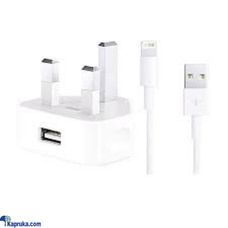 APPLE 3PIN 5W CHARGER POWER ADAPTER WITH LIGHTNING TO USB CABLE Buy Online Electronics and Appliances Online for specialGifts