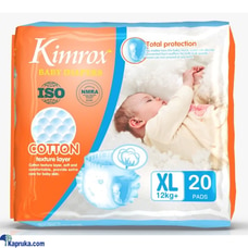 KIMROX BABY DIAPERS XL 20 Pcs 12 Kg Above  Online for none