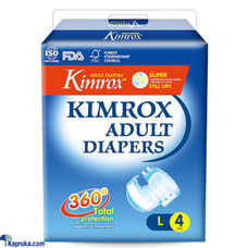 KIMROX Adult Diapers 4 pcs Large Buy Pharmacy Items Online for specialGifts