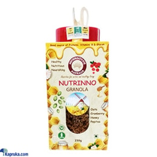 Nutrinno Oats Cranberry and Honey Granola 230g Buy Nutrinnovate Lanka Pvt Ltd Online for GROCERY