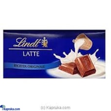LINDT LATTE MILK CHOCOLATE 100G at Kapruka Online