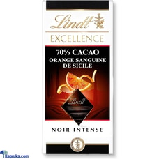 LINDT EXCELLENCE 70 COCOA DARK ORANGE CHOCOLATE 100G at Kapruka Online