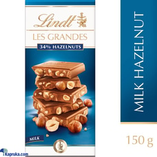 LINDT LES GRANDES MILK HAZELNUT CHOCOLATE 150G Buy Chocolates Online for specialGifts