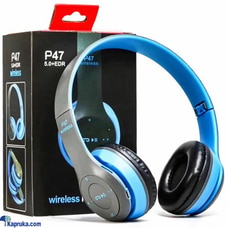 Headset P47 Basic Sound Smart Wear Ocean Blue  Online for none